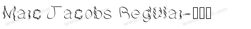 Marc Jacobs Regular字体转换